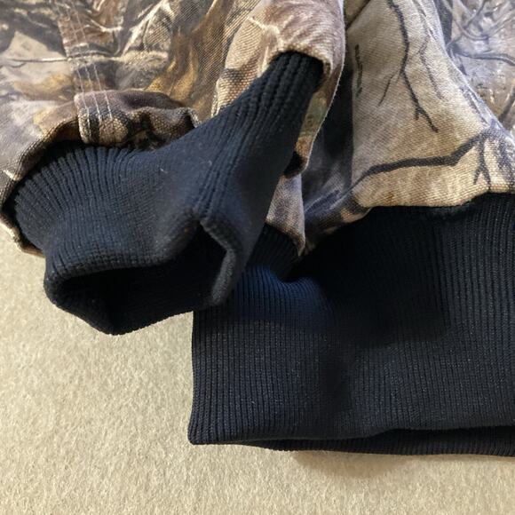 Vtg Carhartt Realtree Camo Coat J220 CAP Sz 2XL Brown Hunting Jacket Canvas - Picture 5 of 13